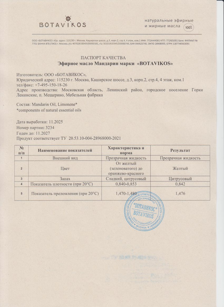 Паспорт №112025